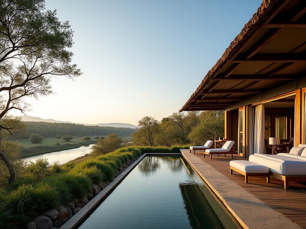 Luxury safari lodge in Botswana